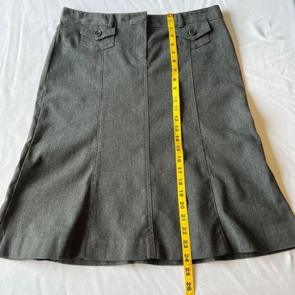 Theory fit flare denim skirt - Picture 6 of 8